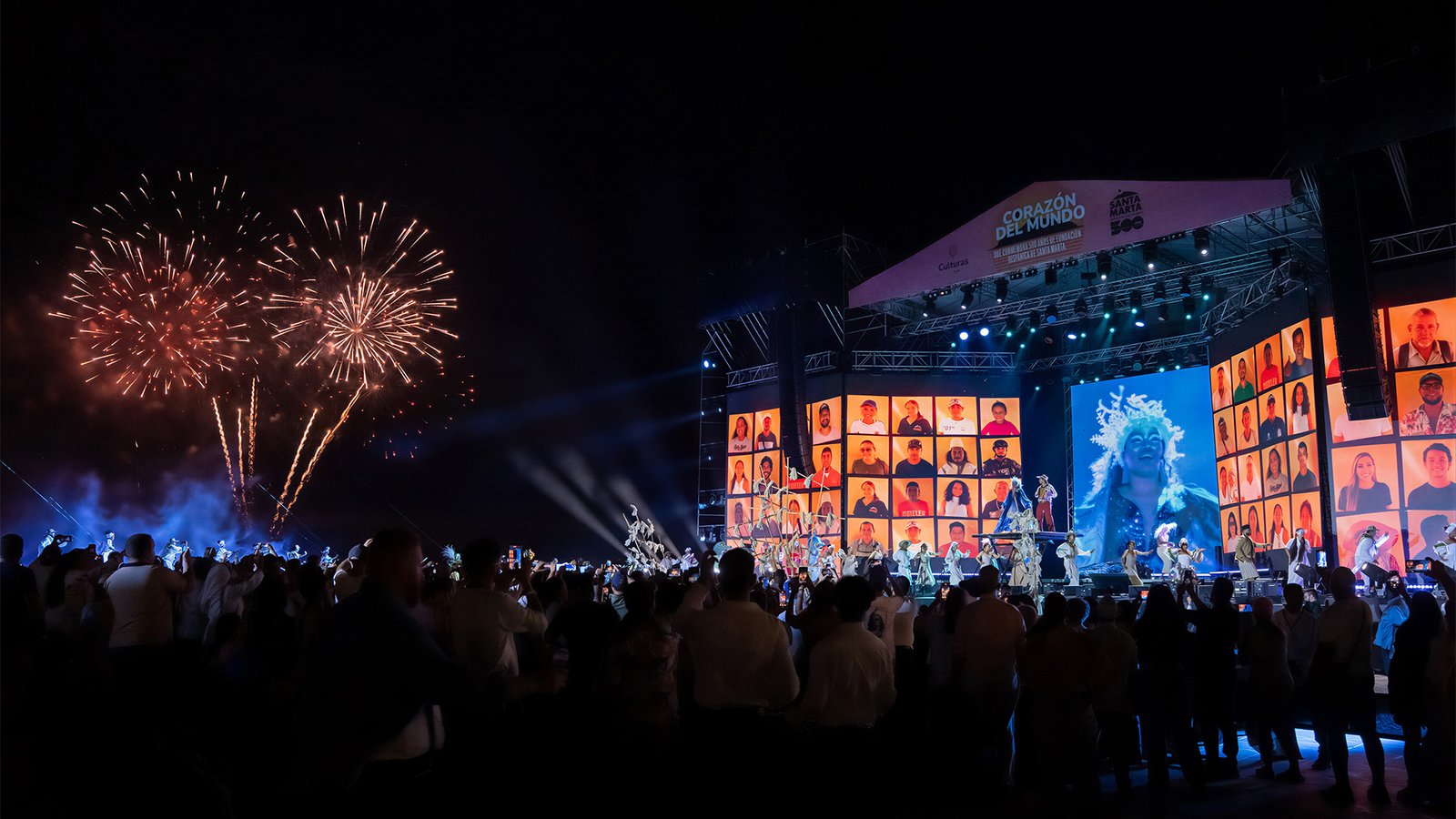 Producción técnica integral del evento Santa Marta 500 Años — Corazón del Mundo